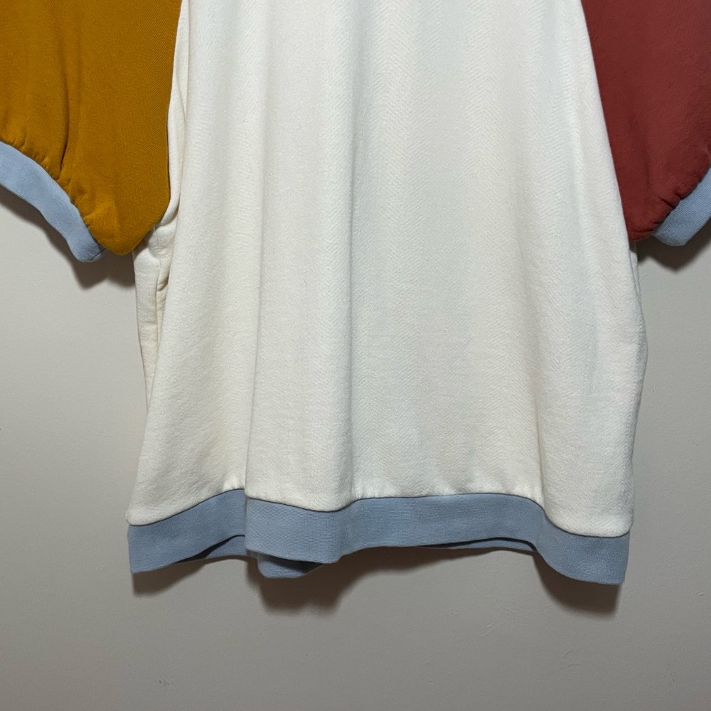 Madewell Puff Sleeve Sweatshirt Tee - Picture 3 of 7